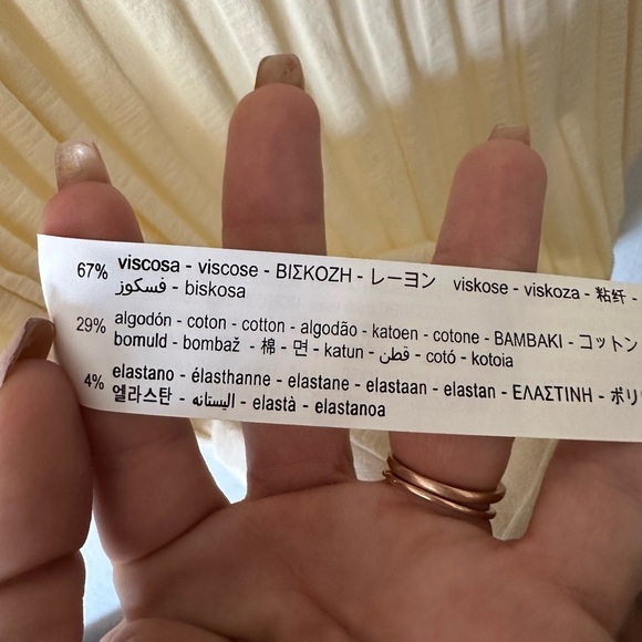 Zara Ribbed Cream Maxi Skirt- Size Small NWT - Picture 6 of 6